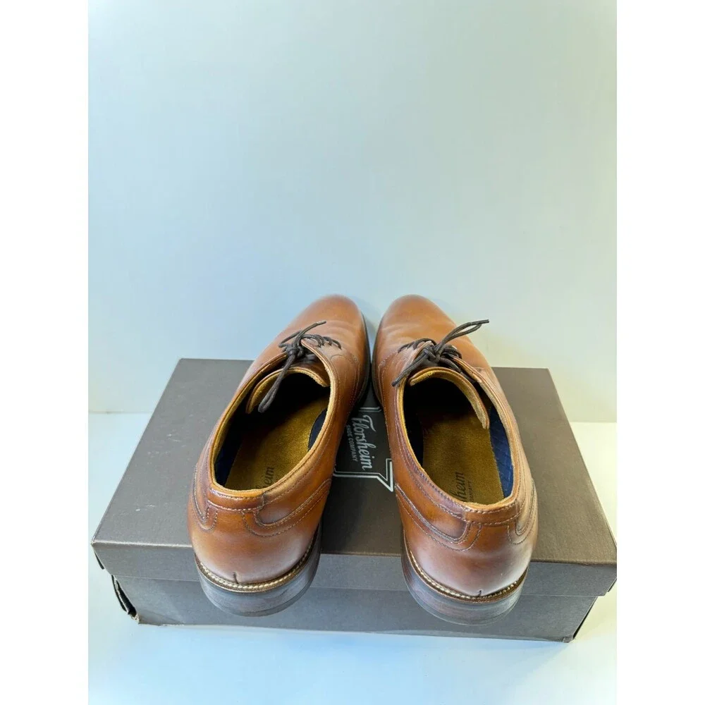 Florsheim Mens Dress Shoes Rucci Plain Toe Oxfords Brown US 11